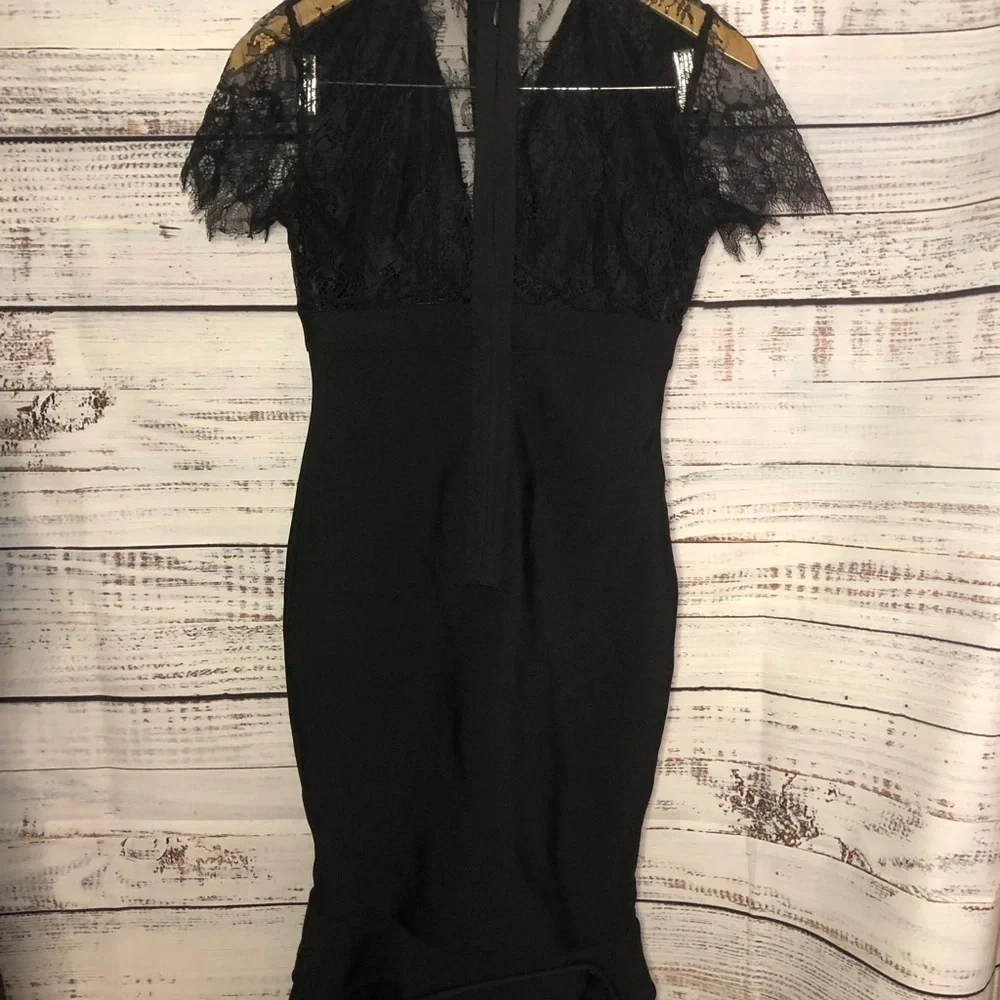 VENUS Black Bandage Strappy Dress size 2X 3X NWOT🔥🔥 - Picture 14 of 15